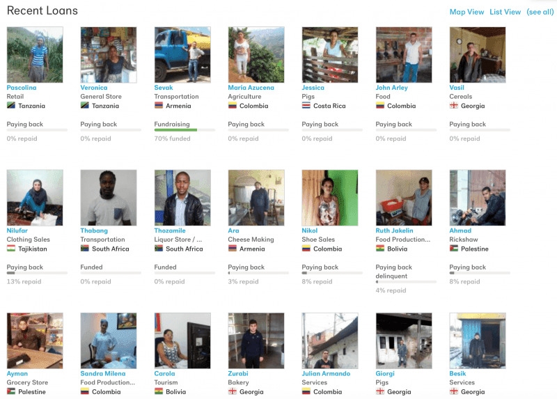 Kiva loan overview charity organization